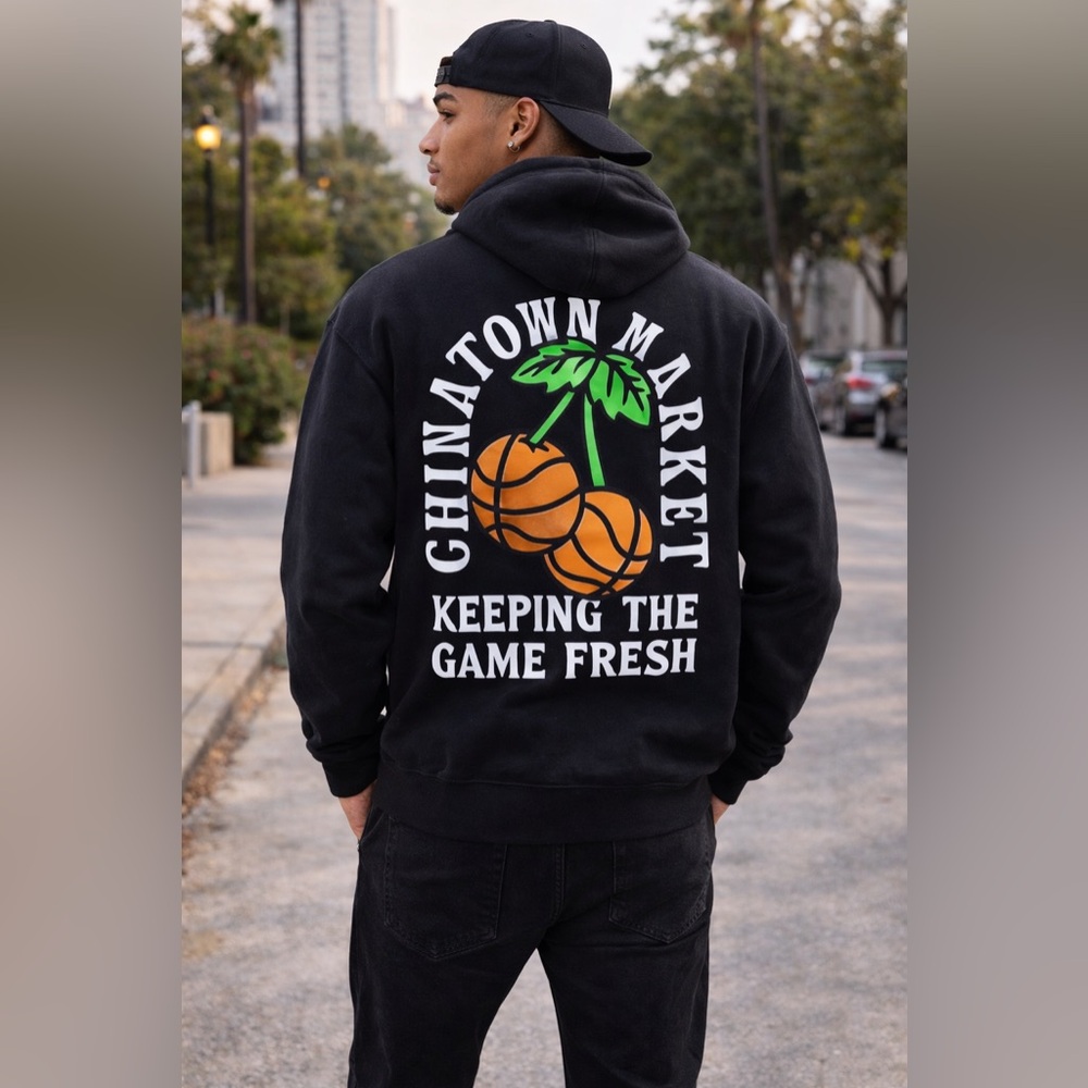 NEW!! CHINATOWN MARKET Hoodie Keeping the Game Fresh